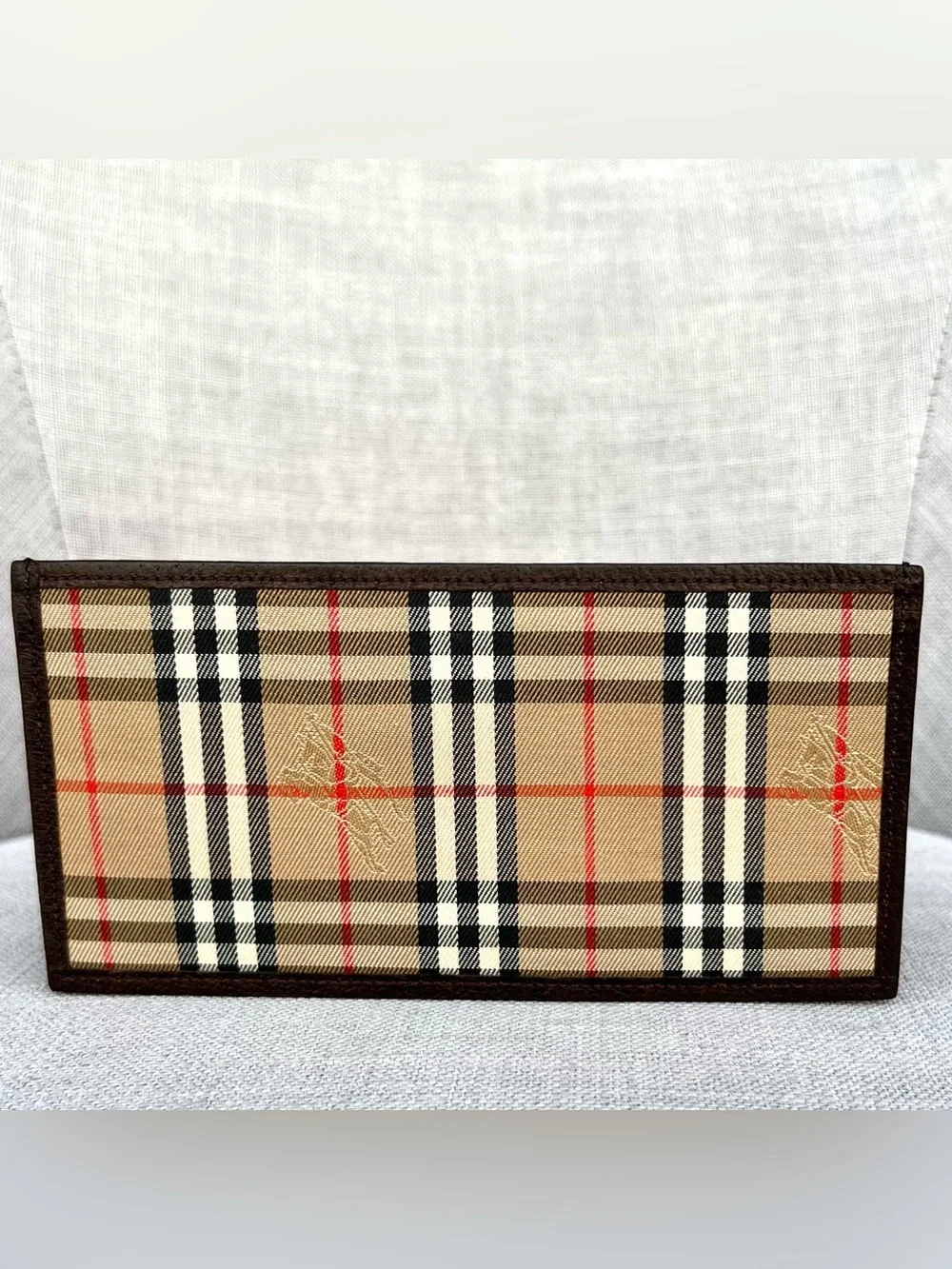 Burberry Nova Check Long Wallet